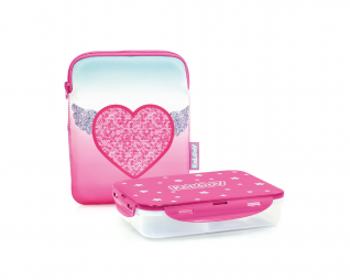 קופסת אוכל מרופדת לב קל גב KAL GAV LUNCH BOX