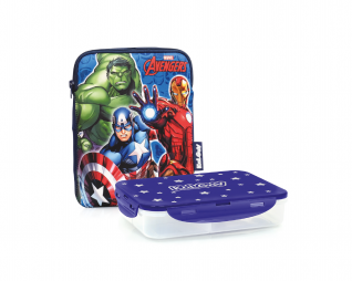 קופסת אוכל מרופדת אבינגרס קל גב  KAL GAV LUNCH BOX AVENGERS