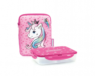 קופסת אוכל מרופדת יוניקורן קל גב KAL GAV LUNCH BOX  UNICORN