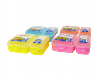 קופסת אוכל מחולקת 1100 מ"ל צבעי פסטל PICNIC